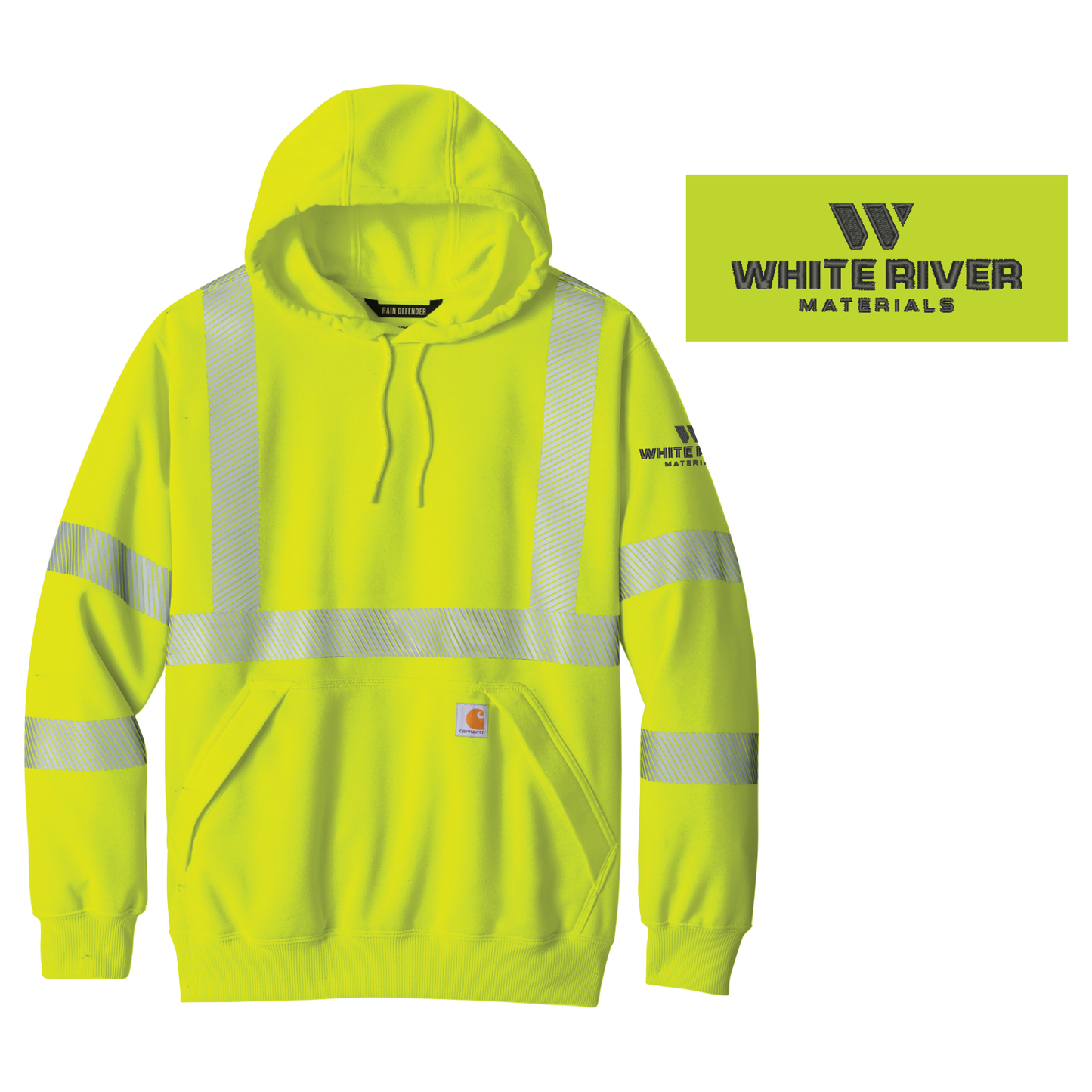 Carhartt® ANSI 107 Class 3 Hooded Sweatshirt - WRM
