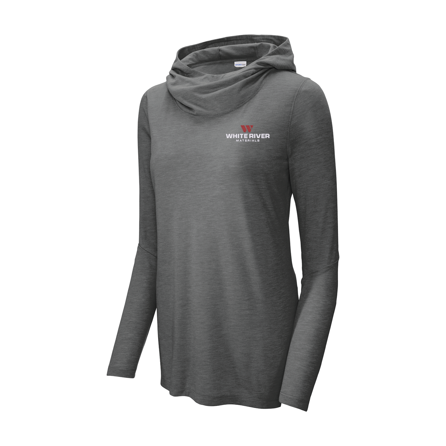 Sport-Tek® Women's PosiCharge ® Tri-Blend Wicking Long Sleeve Hoodie - WRM