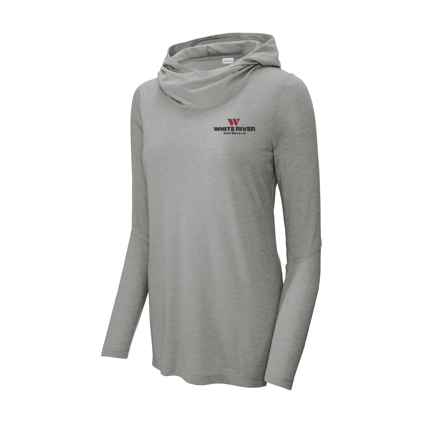 Sport-Tek® Women's PosiCharge ® Tri-Blend Wicking Long Sleeve Hoodie - WRM