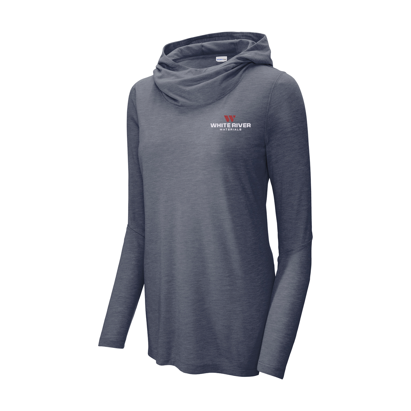 Sport-Tek® Women's PosiCharge ® Tri-Blend Wicking Long Sleeve Hoodie - WRM