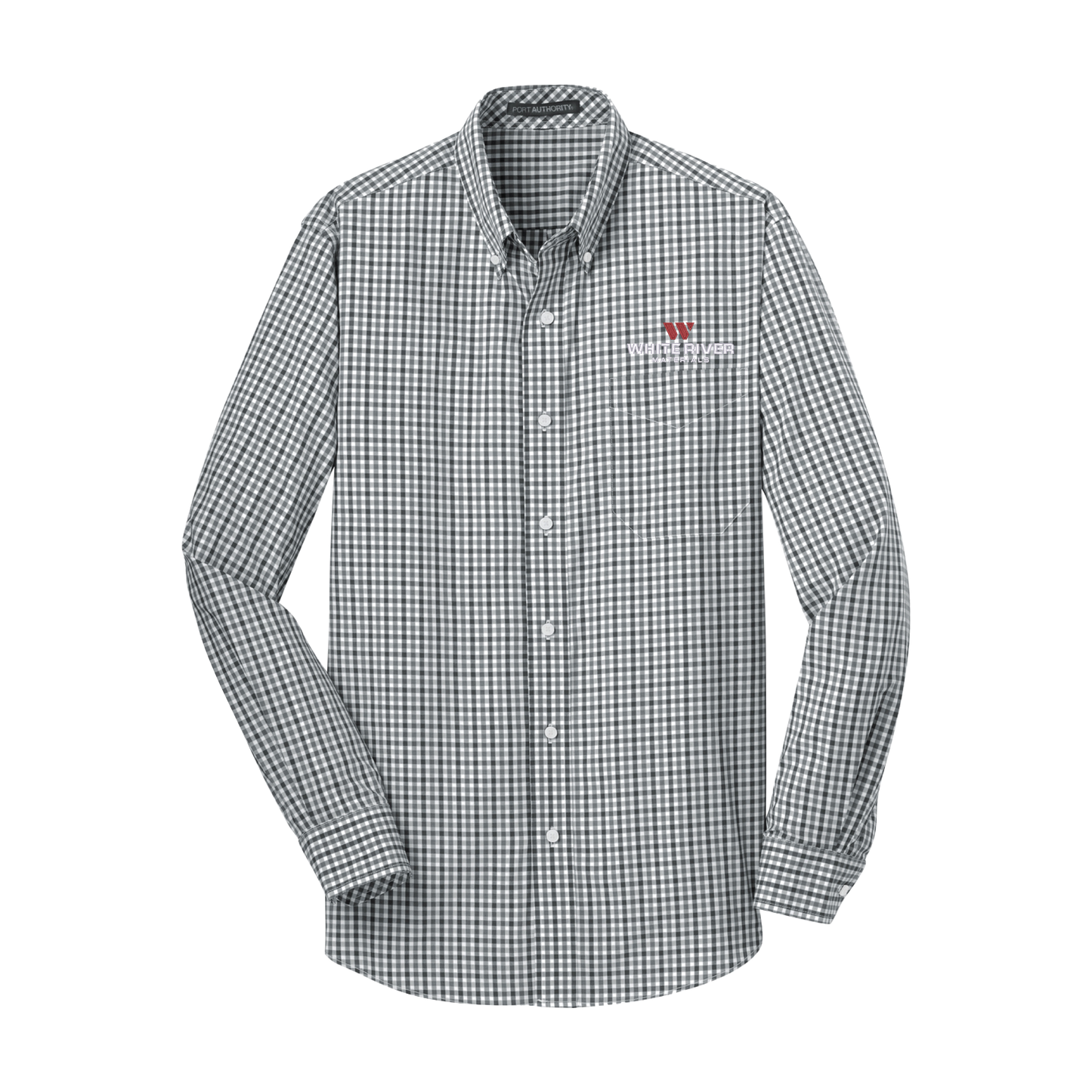 Port Authority Long Sleeve Gingham Easy Care Shirt - WRM