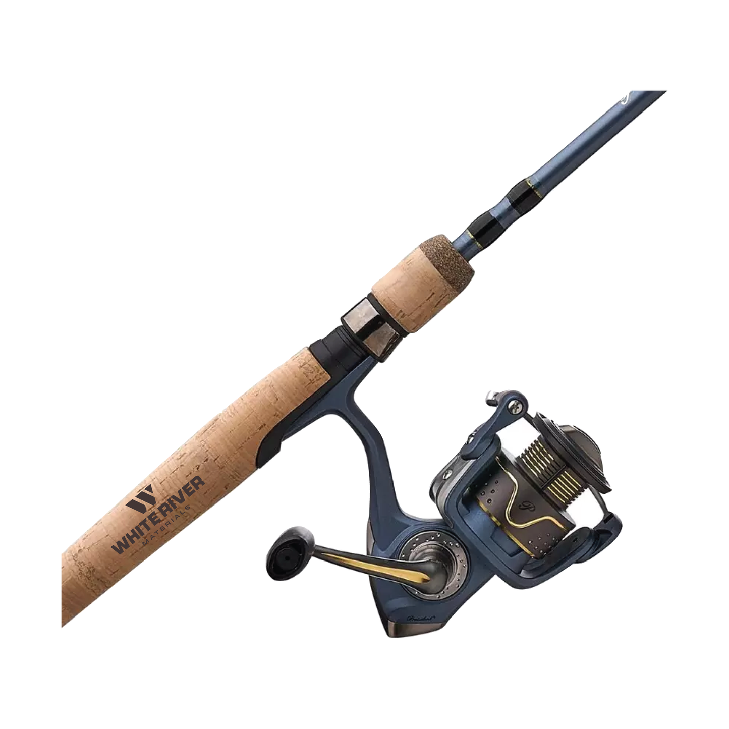 President Spinning Combo 2pc 6ft 6in 25 Reel - WRM