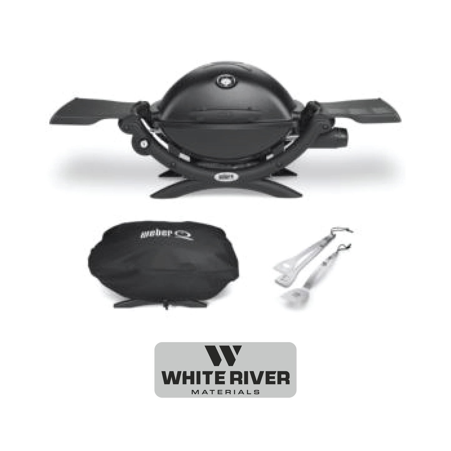 KIT Q1200 w/ Cover + 2pc Tools - Black - WRM