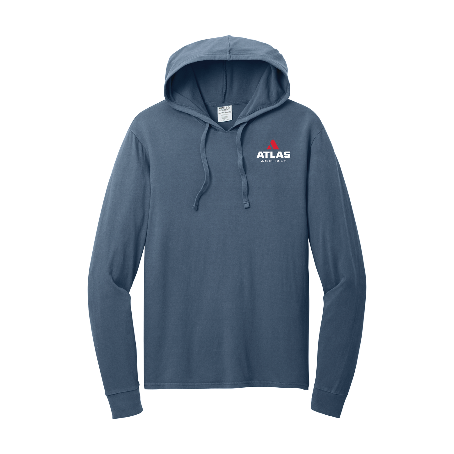 Port & Company Beach Wash Garment-Dyed Pullover Hooded Tee - Atlas