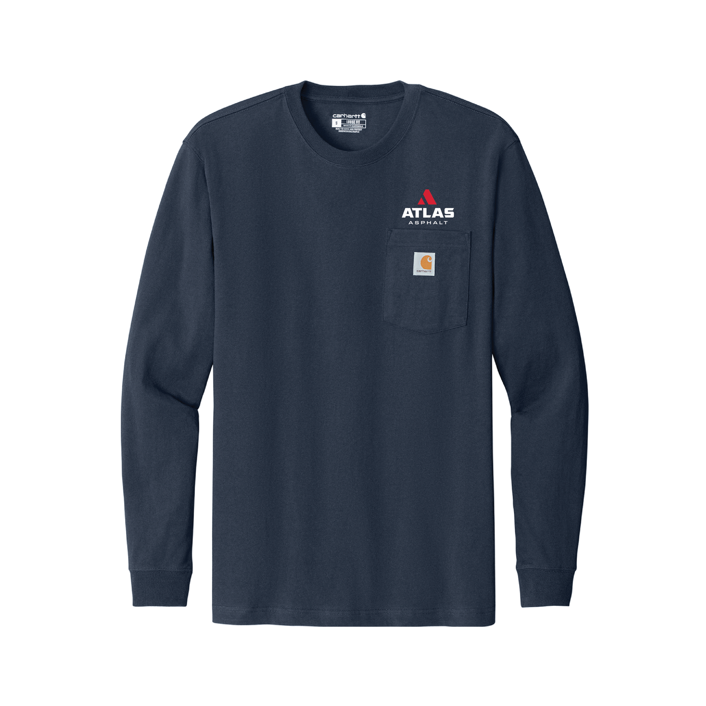Carhartt Workwear Pocket Long Sleeve T-Shirt - Atlas