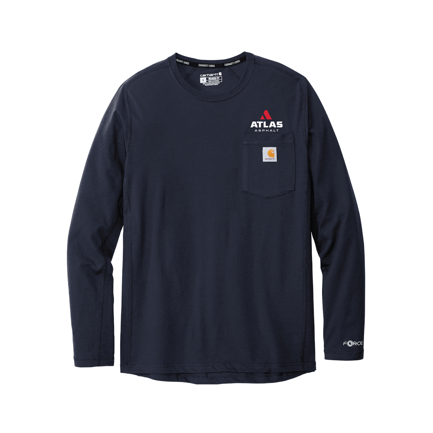 Carhartt Force® Long Sleeve Pocket T-Shirt - Atlas