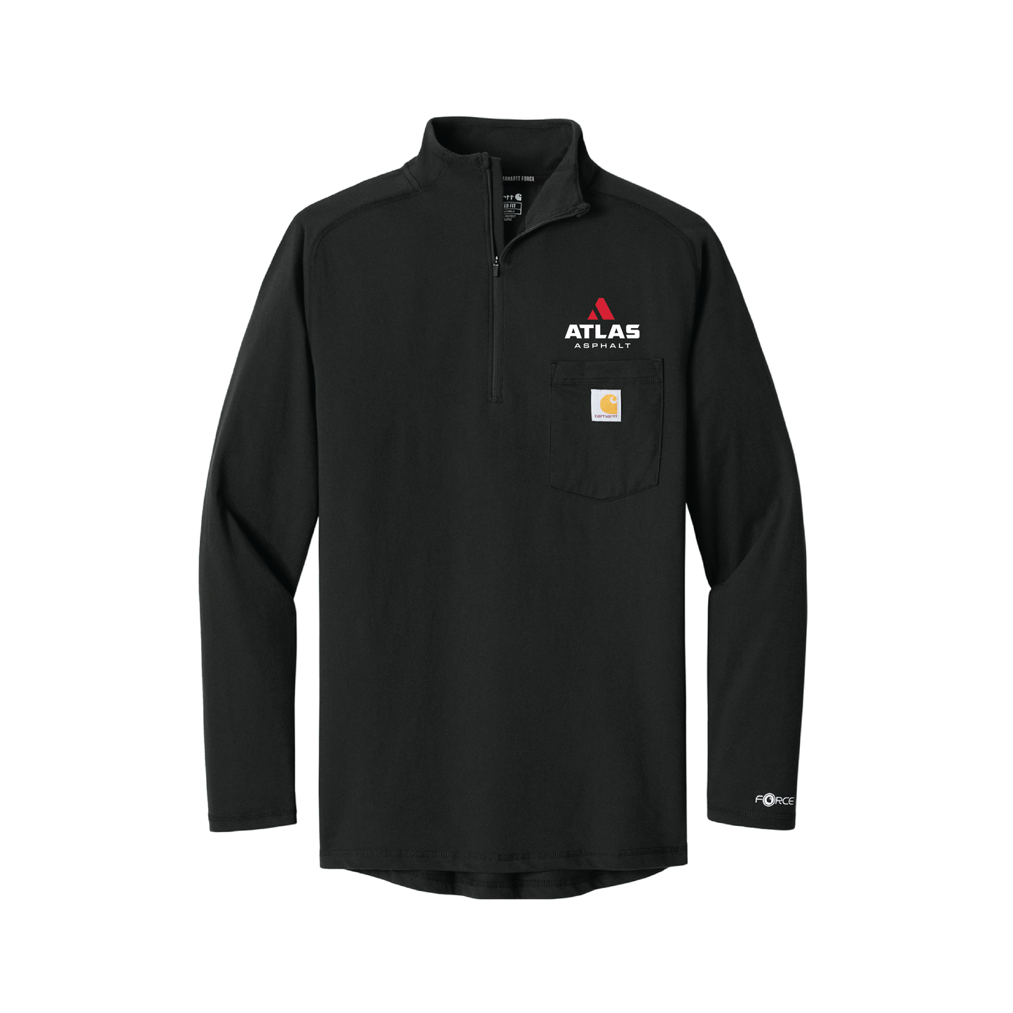 Carhartt Force® 1/4-Zip Long Sleeve T-Shirt - Atlas
