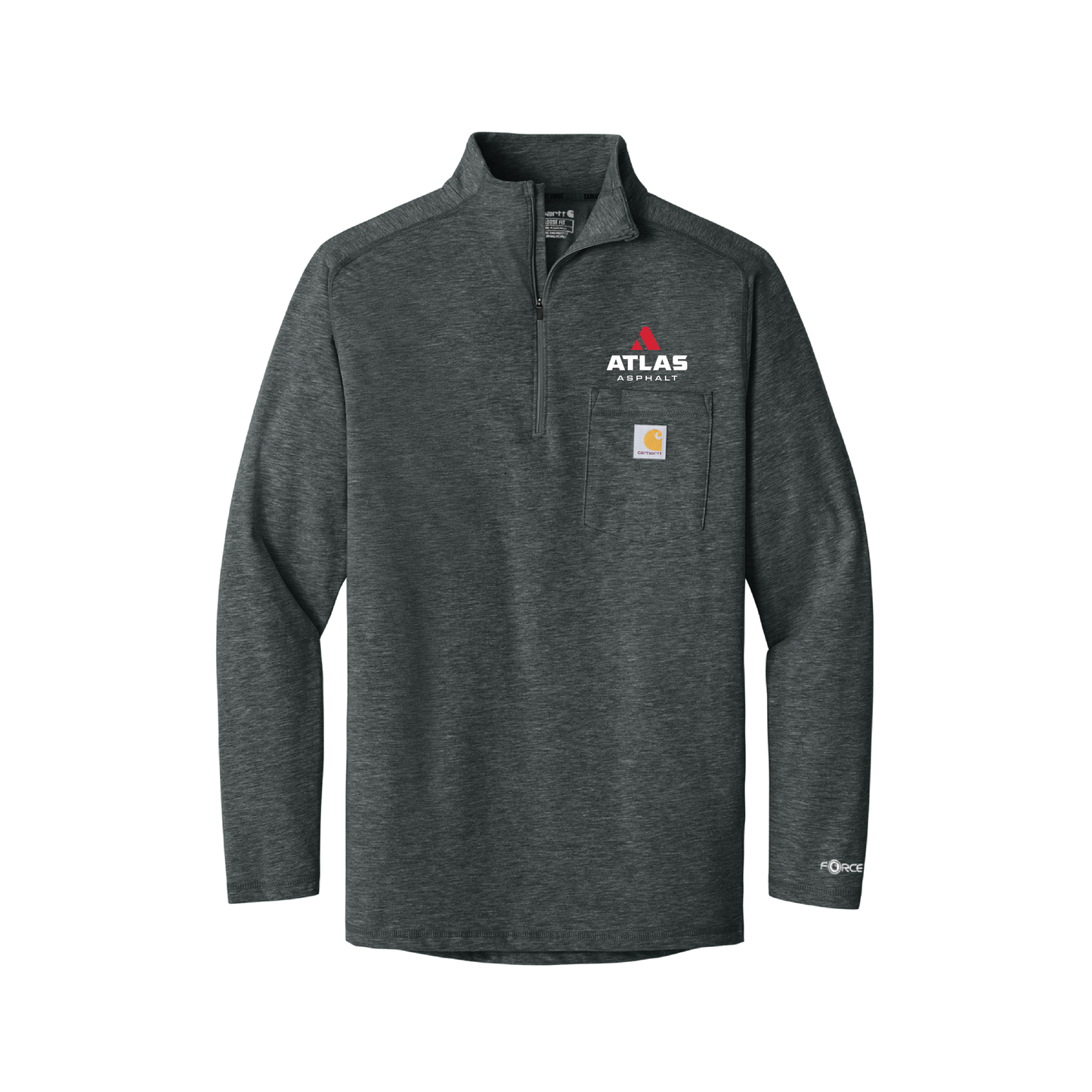 Carhartt Force® 1/4-Zip Long Sleeve T-Shirt - Atlas