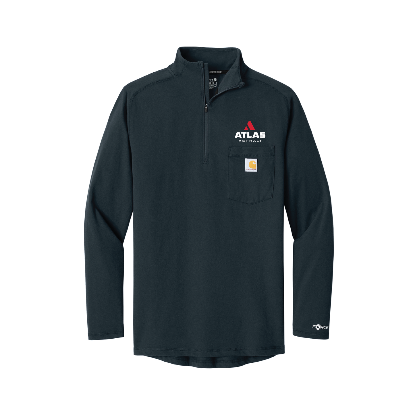 Carhartt Force® 1/4-Zip Long Sleeve T-Shirt - Atlas