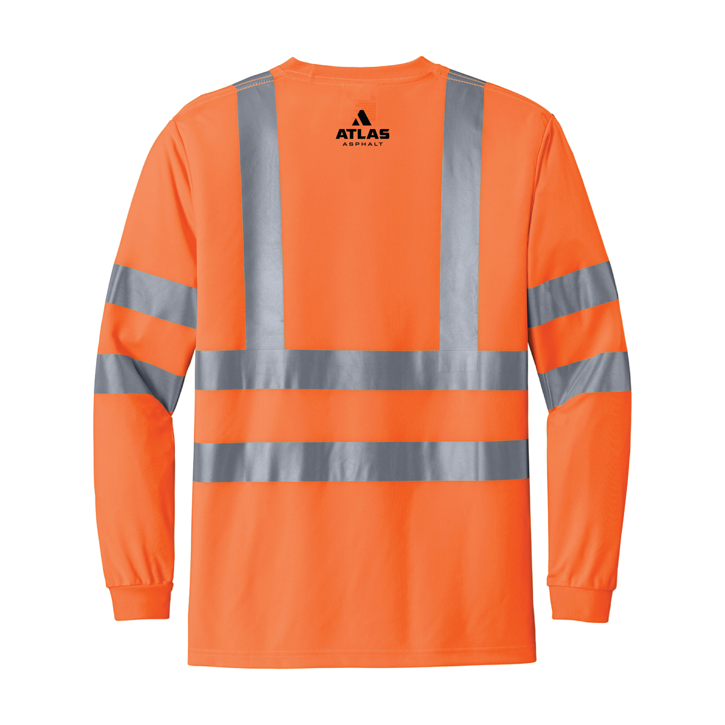 CornerStone ANSI 107 Class 3 Long Sleeve Snag-Resistant Reflective T-Shirt - Atlas