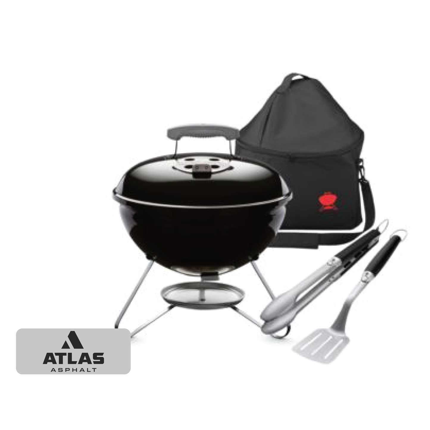 KIT Smokey Joe Charcoal Grill +Bag/2pc Tool - Atlas