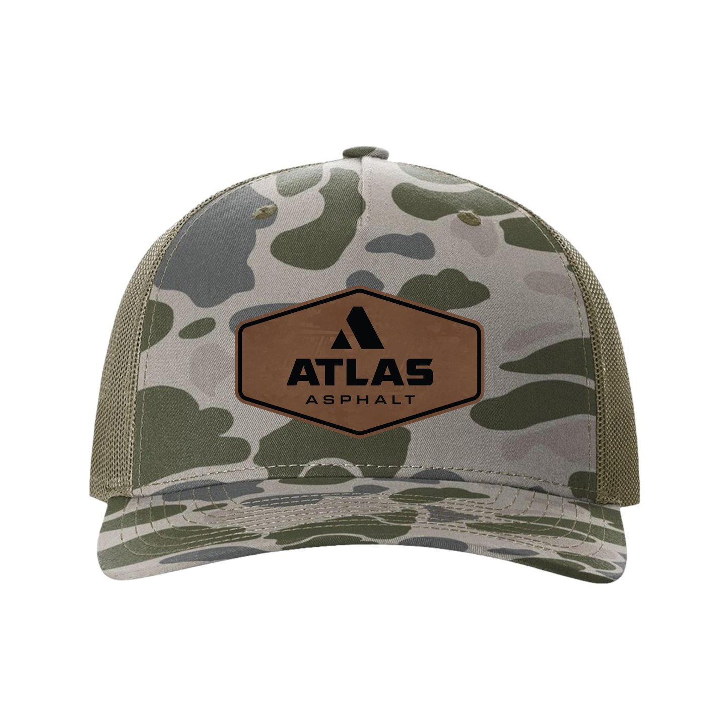 Richardson Printed Five Panel Cap - Atlas