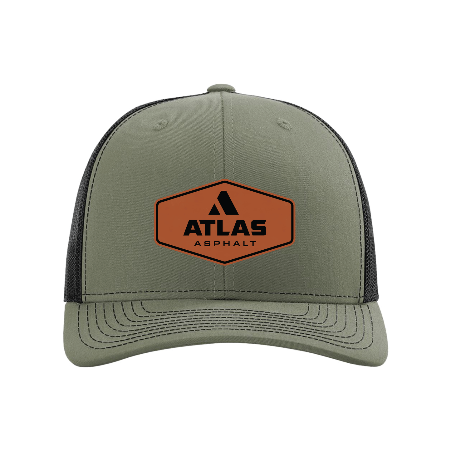 Richardson 112 Snapback Patch Trucker Cap - Atlas