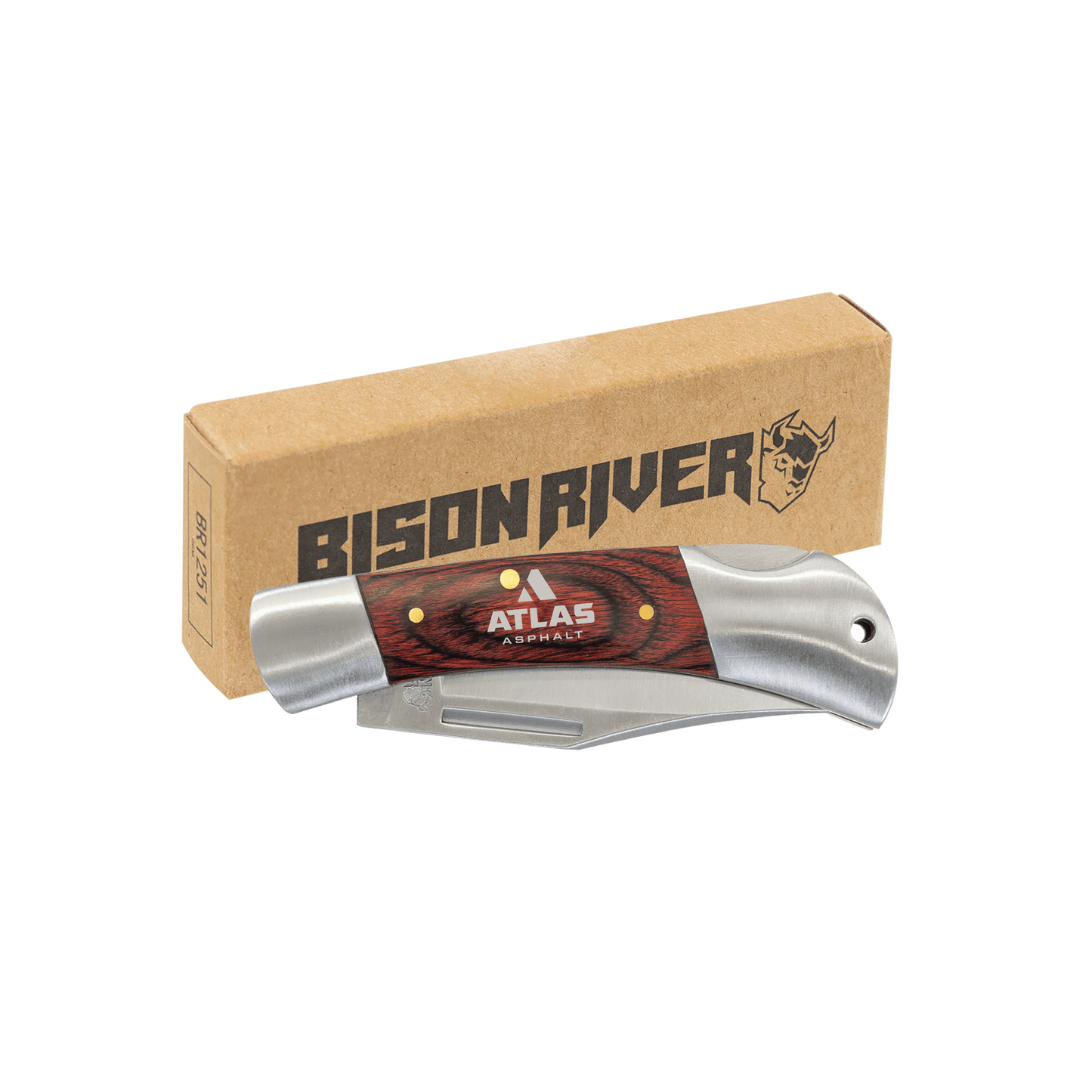 Wood Folding Knife 3 1/2" - Atlas