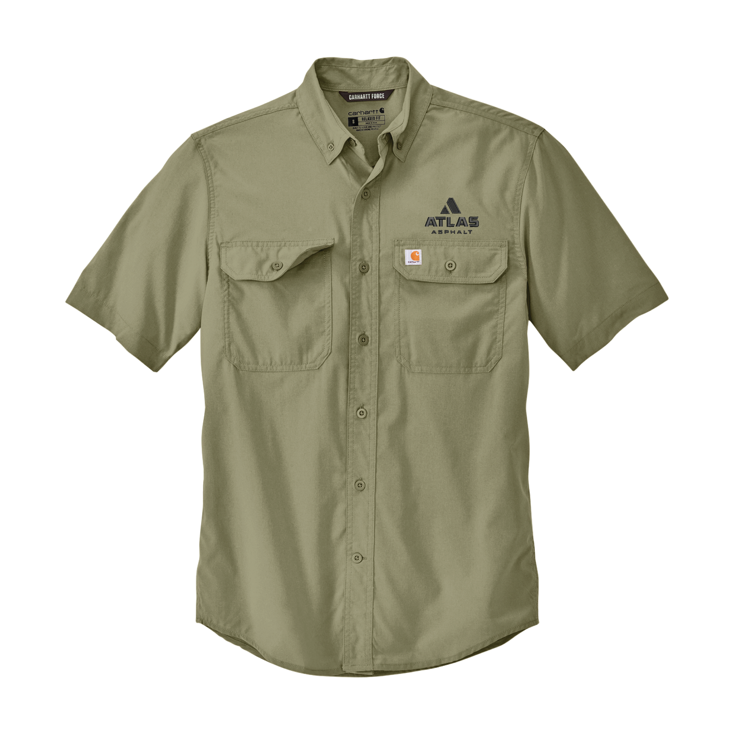 Carhartt Force Solid Short Sleeve Shirt - Atlas