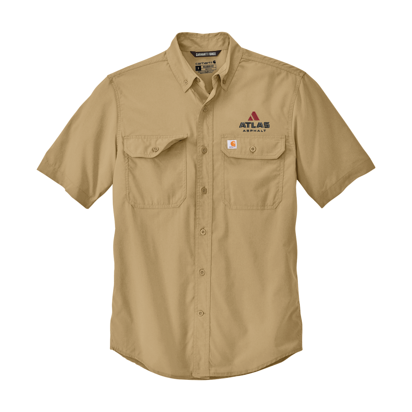 Carhartt Force Solid Short Sleeve Shirt - Atlas