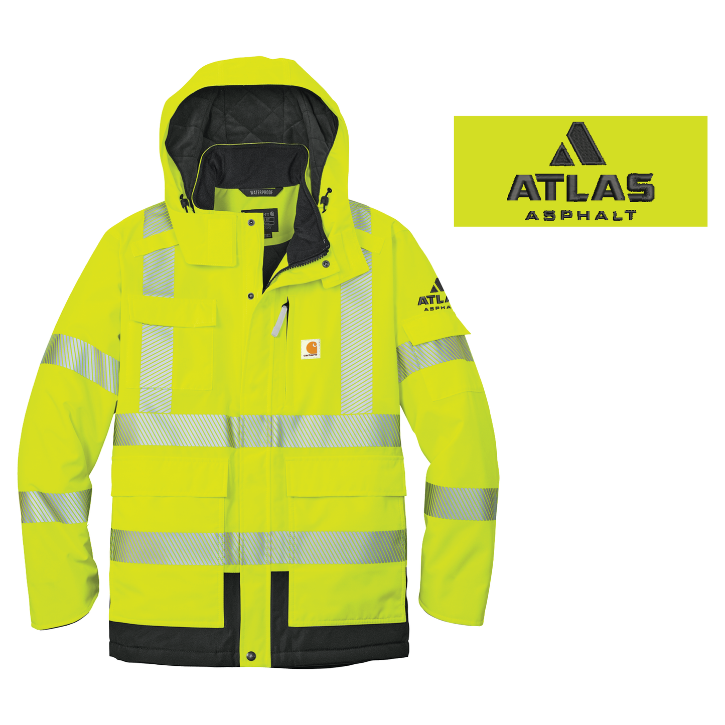 Carhartt® ANSI 107 Class 3 Waterproof Heavyweight Insulated Jacket - Atlas