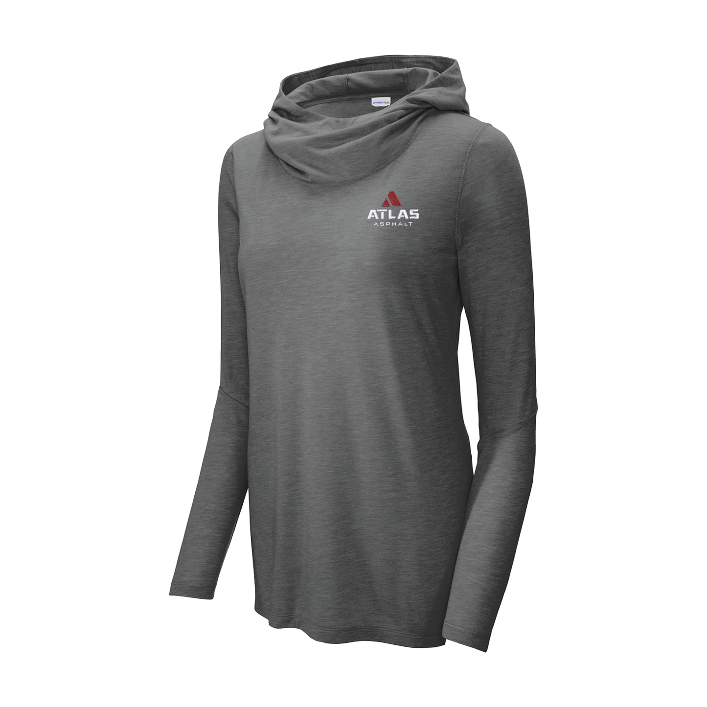 Sport-Tek® Women's PosiCharge ® Tri-Blend Wicking Long Sleeve Hoodie - Atlas