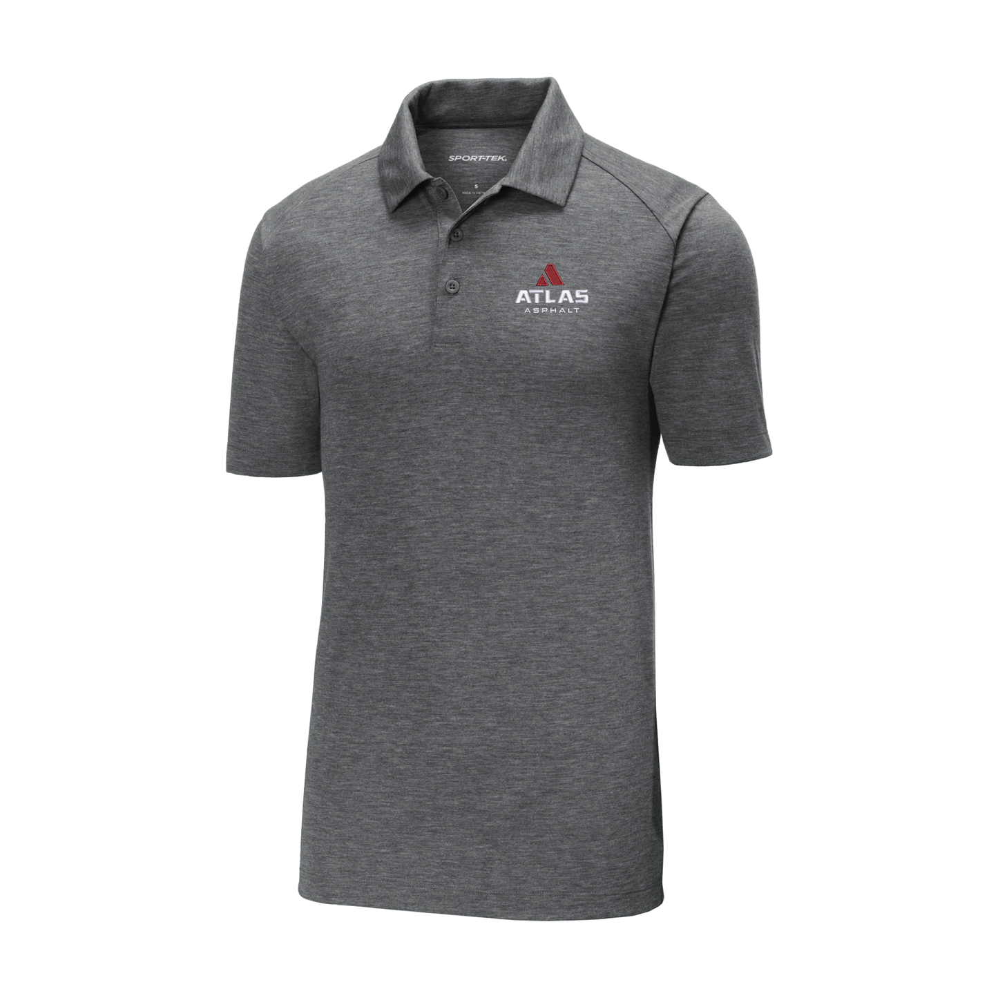 Sport-Tek PosiCharge Tri-Blend Wicking Polo - Atlas