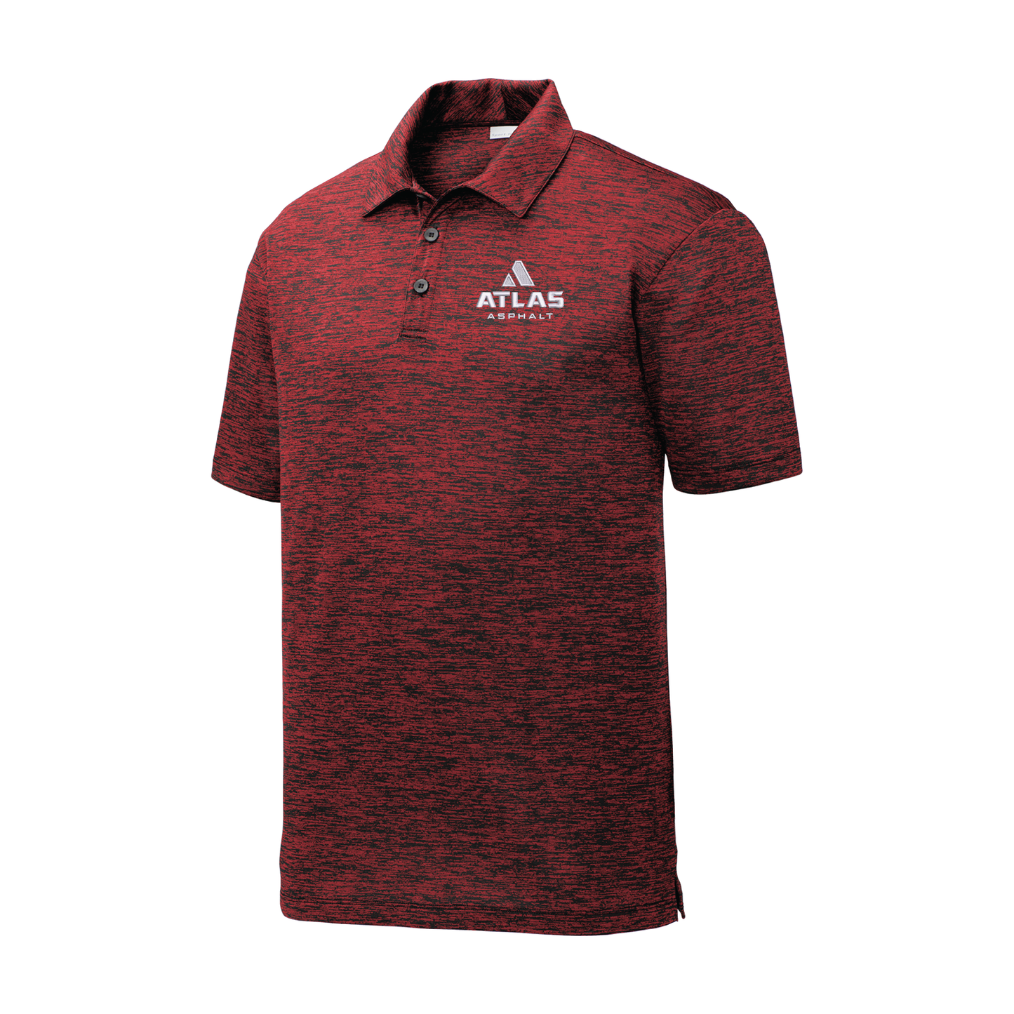 Sport-Tek® PosiCharge® Electric Heather Polo - Atlas