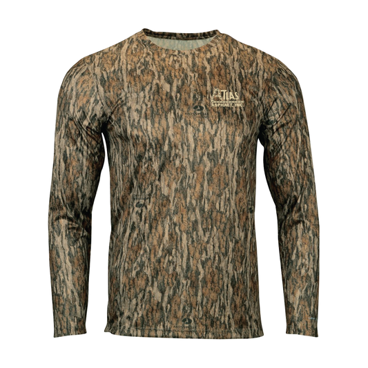 Oxford Performance Camo Print Long Sleeve T-Shirt - Atlas