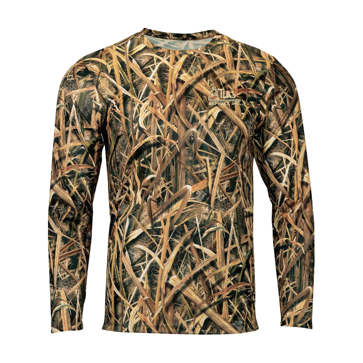 Oxford Performance Camo Print Long Sleeve T-Shirt - Atlas