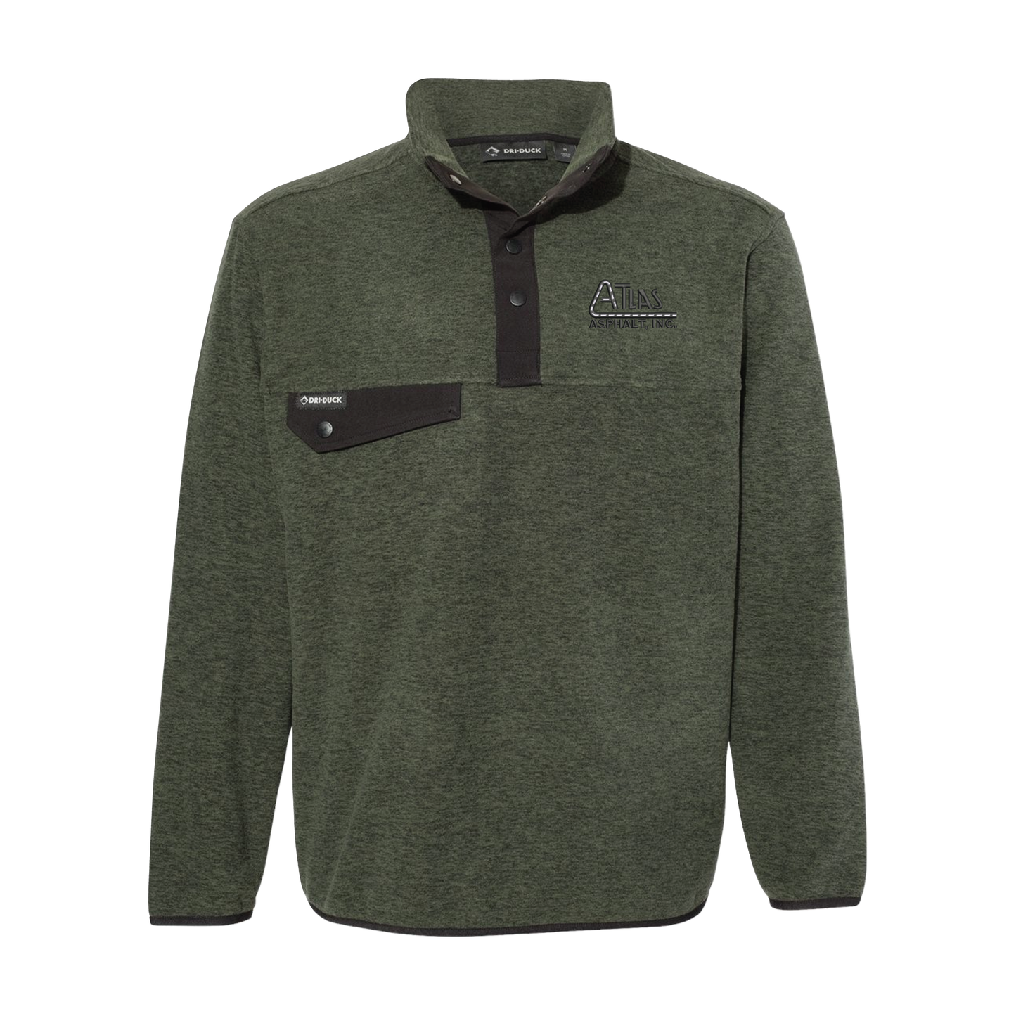 Dri Duck Men's Denali Mountain Fleece Pullover - Atlas