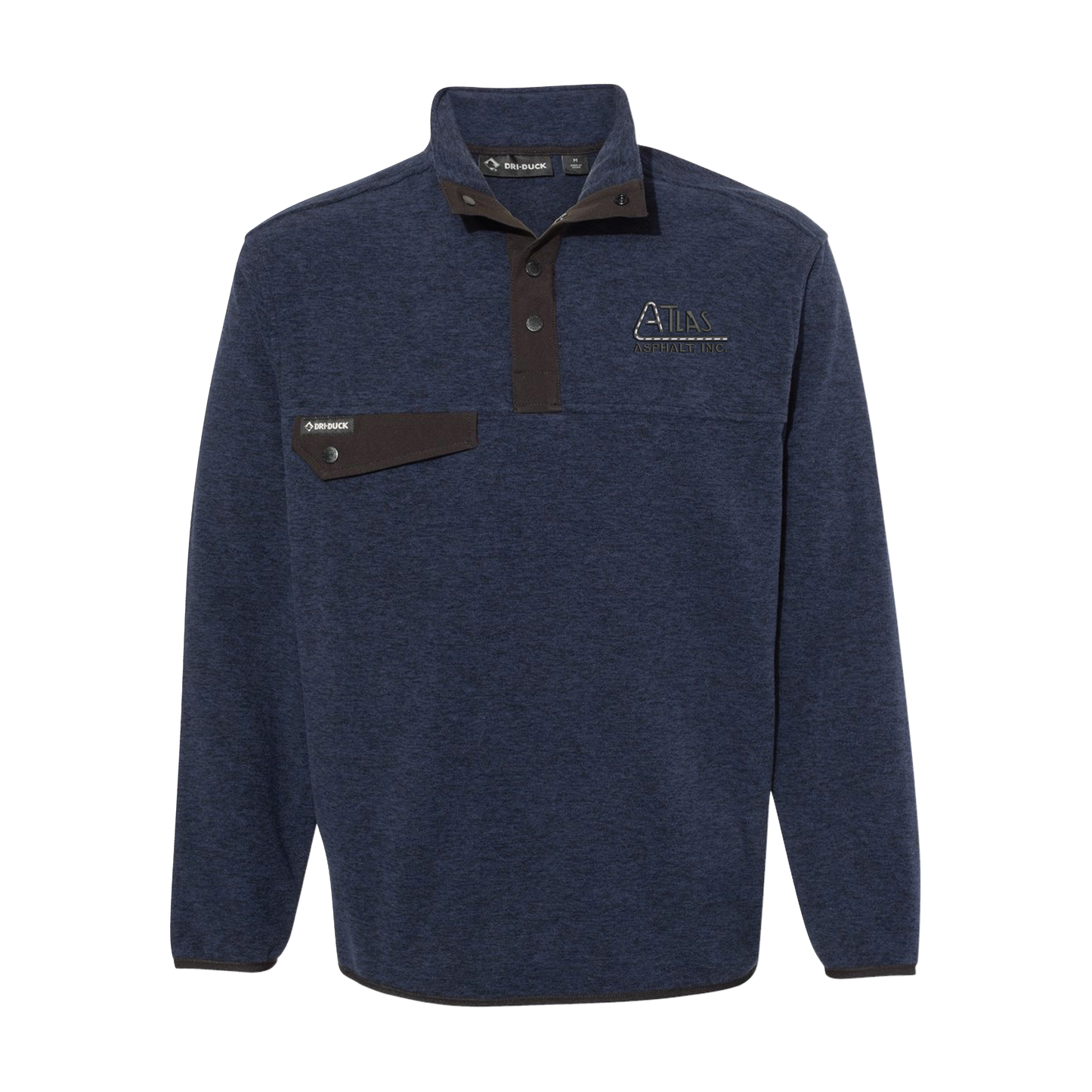 Dri Duck Men's Denali Mountain Fleece Pullover - Atlas