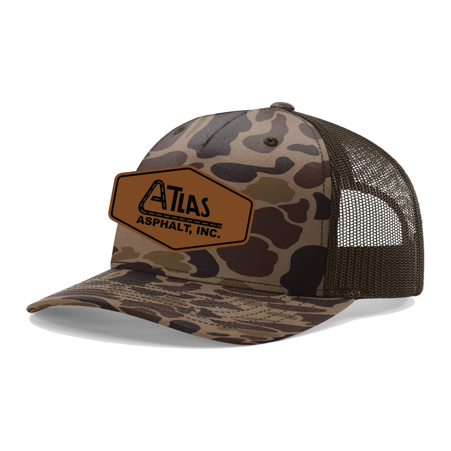 Richardson Printed Five Panel Cap - Atlas