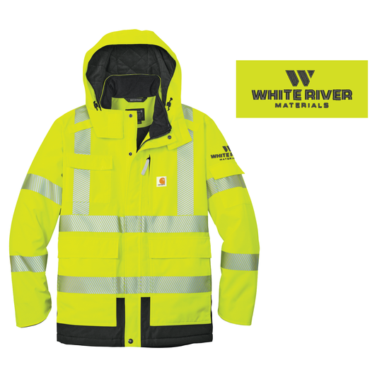Carhartt® ANSI 107 Class 3 Waterproof Heavyweight Insulated Jacket - WRM