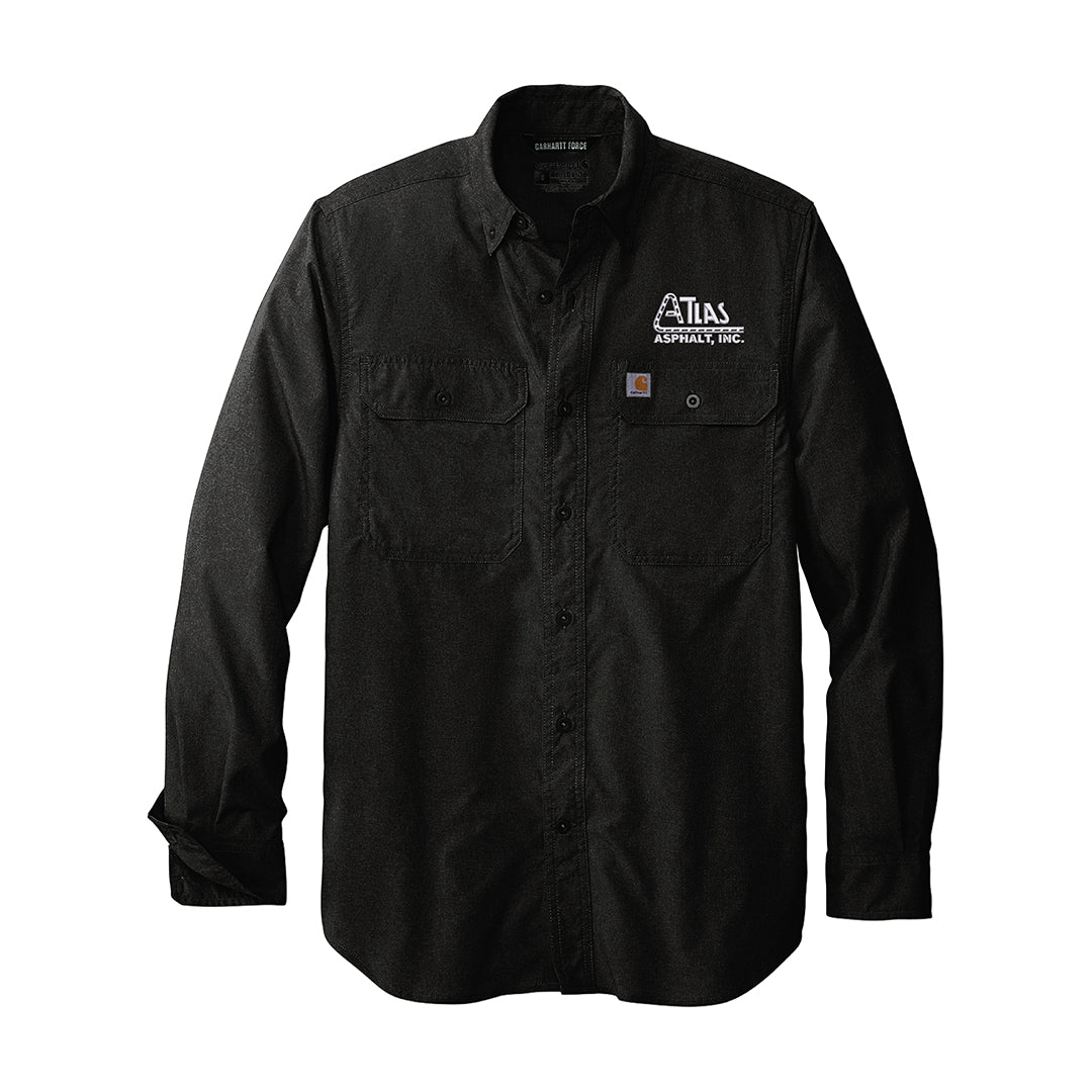 Carhartt Force Solid Long Sleeve Shirt - Atlas