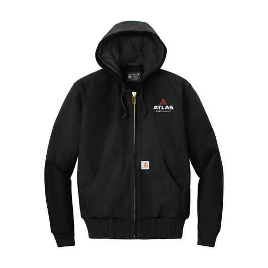 Carhartt Tall Quilted-Flannel-Lined Duck Active Jacket - Atlas