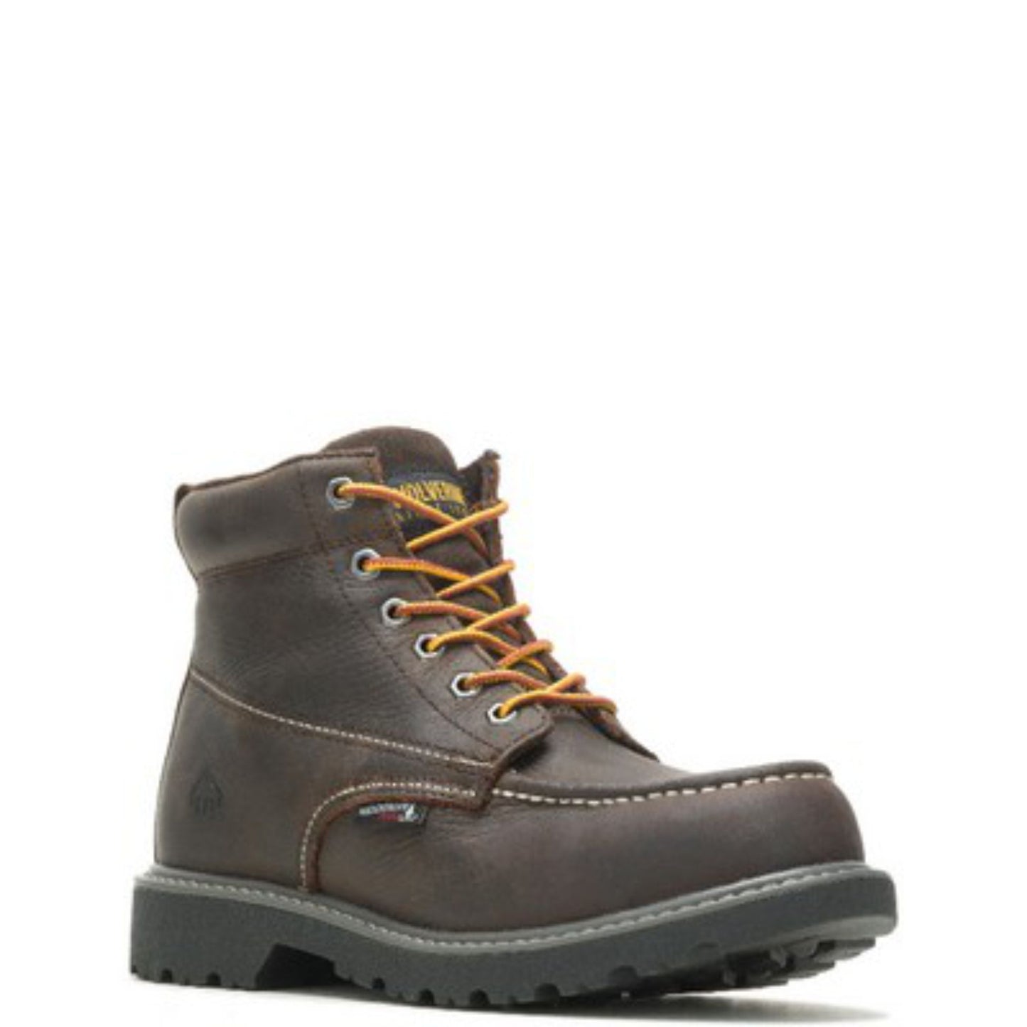 WRM - Wolverine Men's Floorhand Moc-Toe Waterproof 6" Steel-Toe Boots