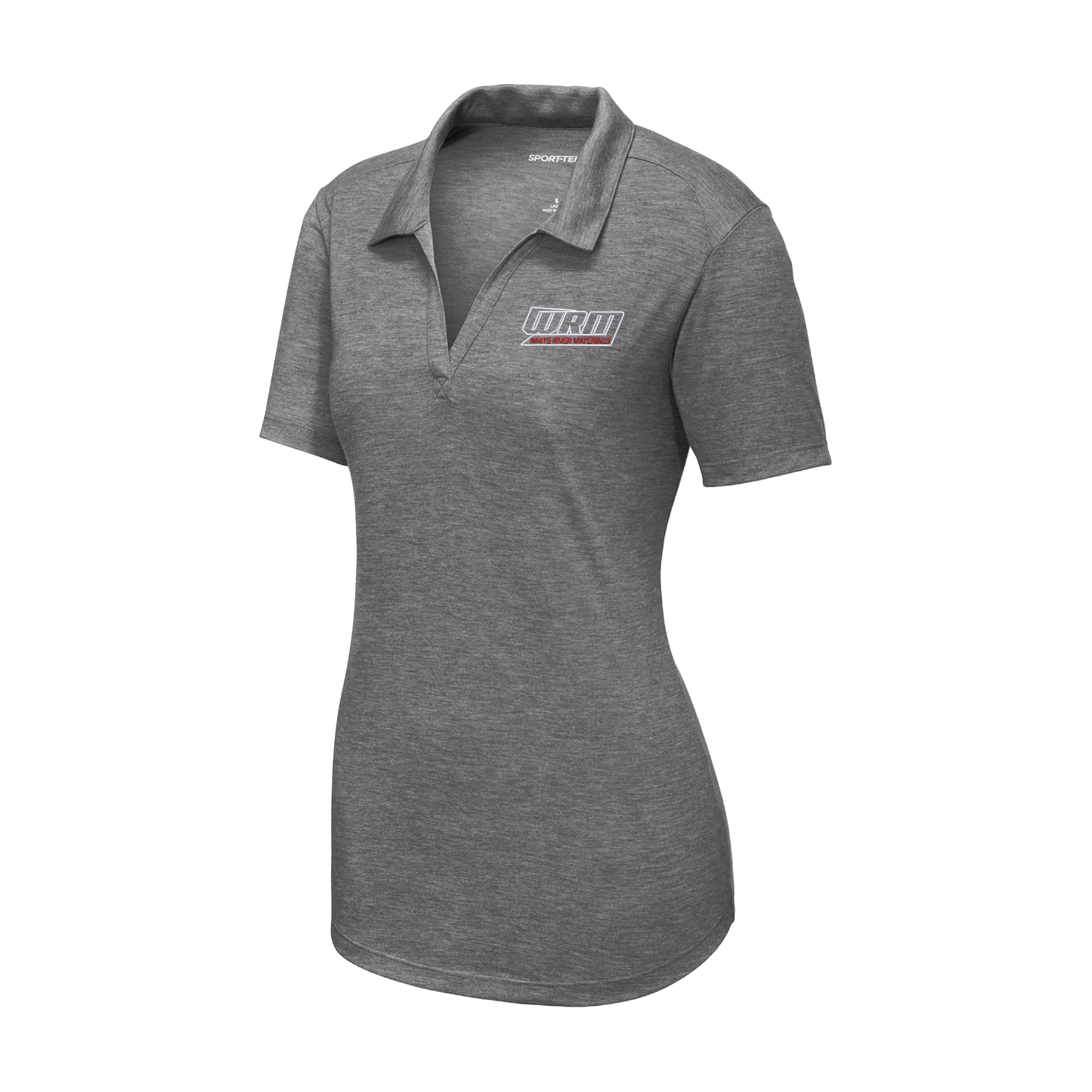 Sport-Tek Ladies PosiCharge  Tri-Blend Wicking Polo - WRM