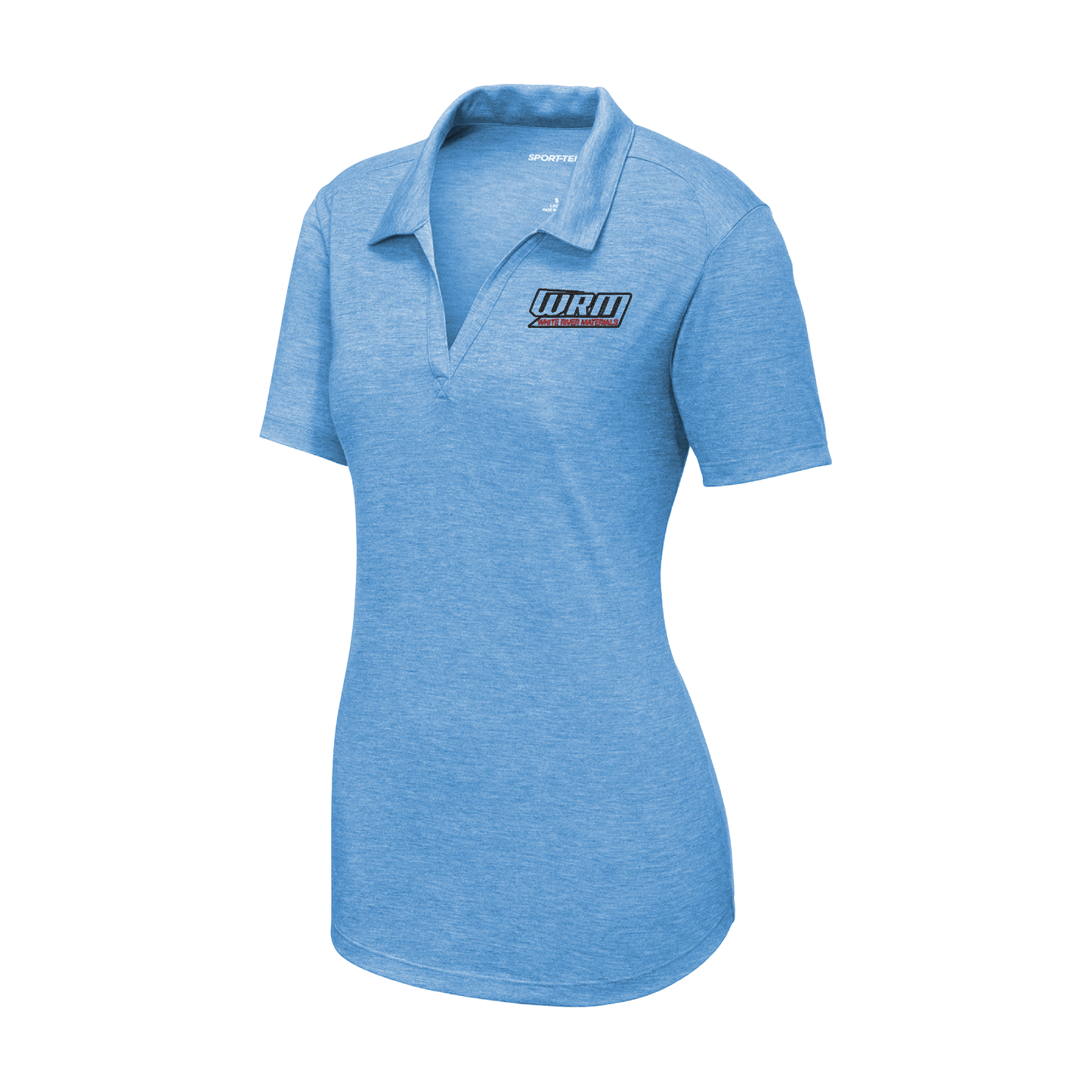 Sport-Tek Ladies PosiCharge  Tri-Blend Wicking Polo - WRM