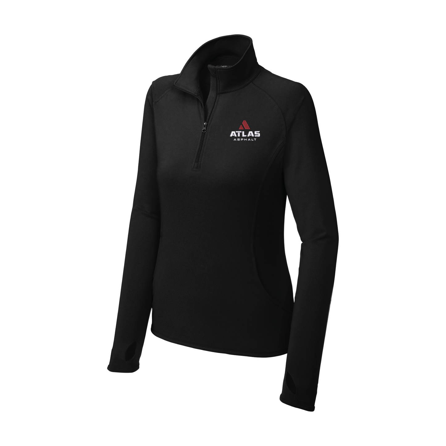 Sport-Tek - Ladies Sport-Wick Stretch 1/2-Zip Pullover - Atlas