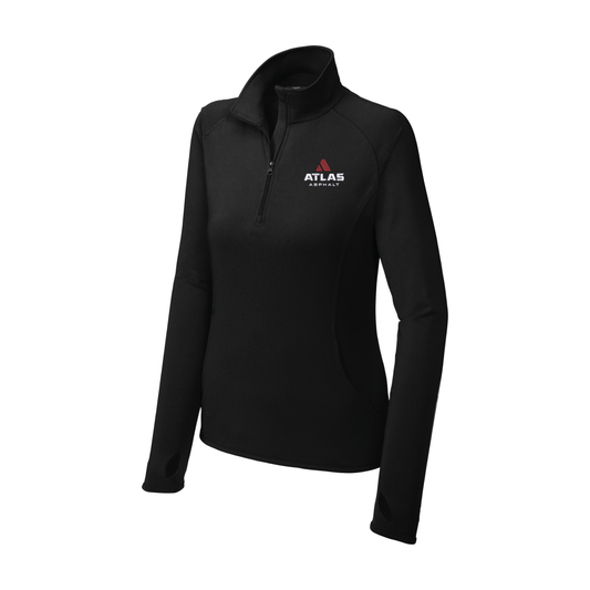 Sport-Tek - Ladies Sport-Wick Stretch 1/2-Zip Pullover - Atlas