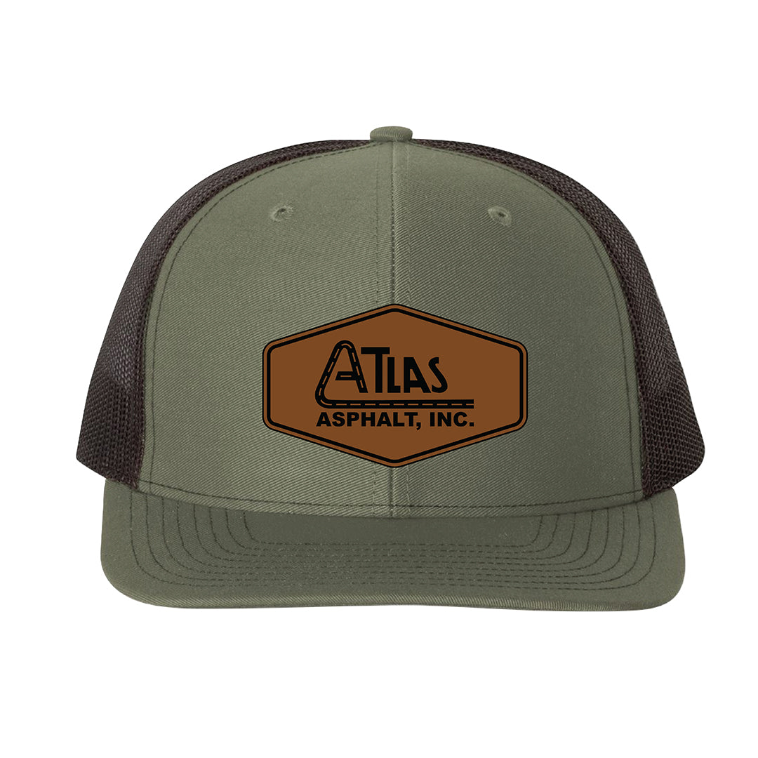 Richardson 112 Snapback Patch Trucker Cap - Atlas