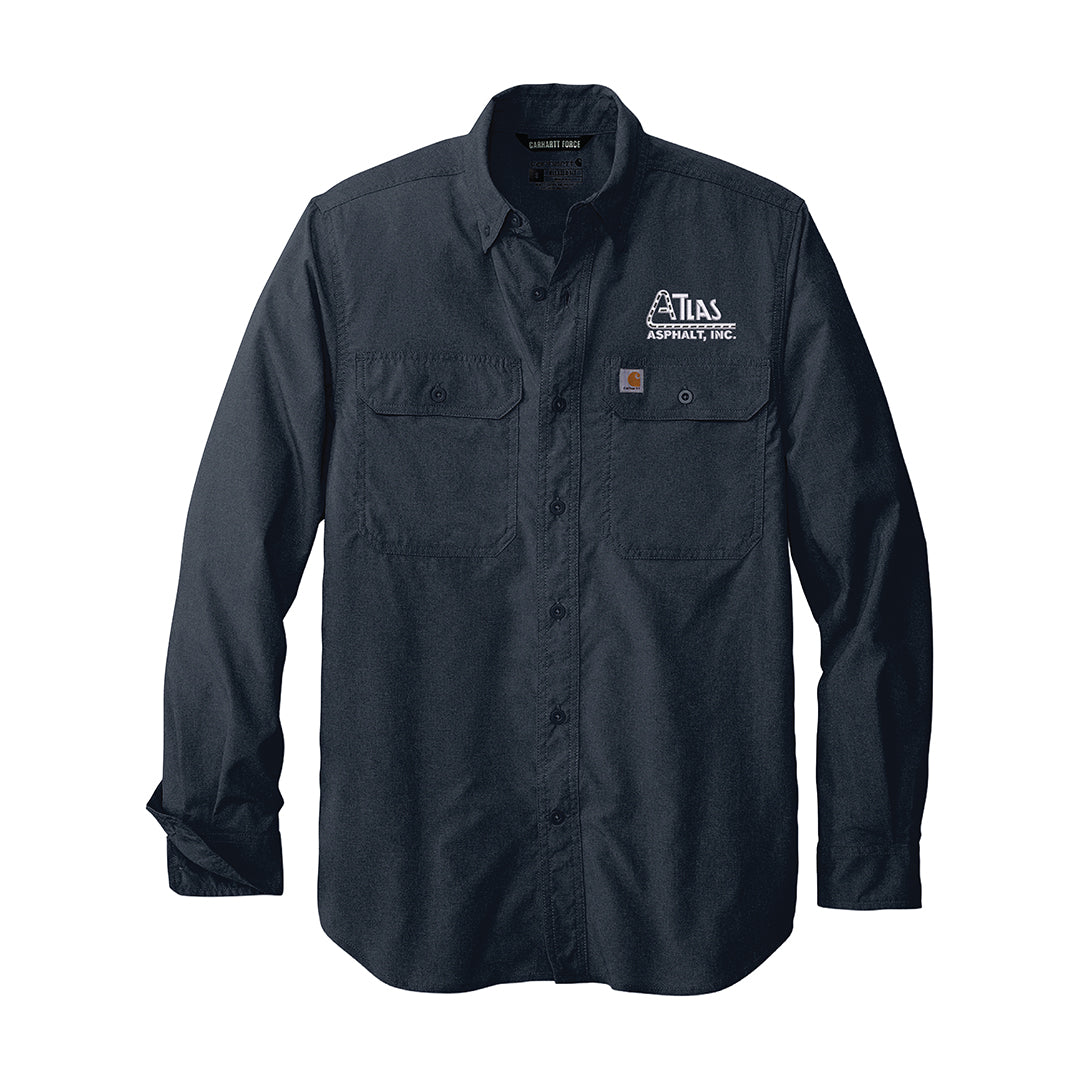 Carhartt Force Solid Long Sleeve Shirt - Atlas