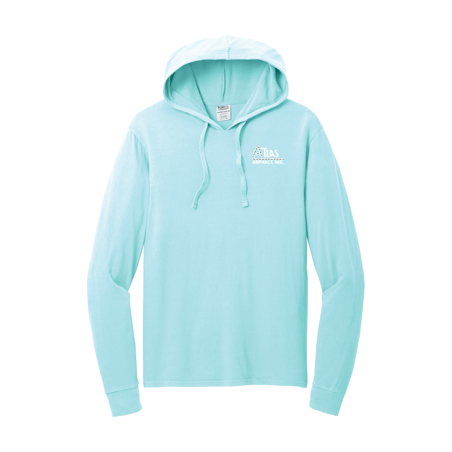 Port & Company Beach Wash Garment-Dyed Pullover Hooded Tee - Atlas