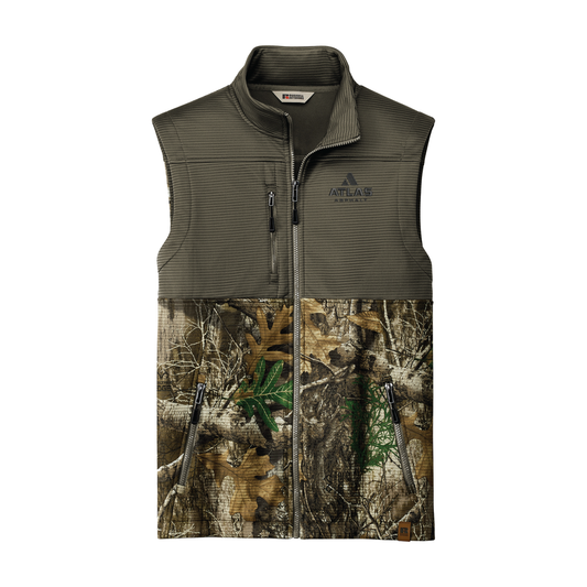 Russell Outdoors Realtree Atlas Colorblock Soft Shell Vest - Atlas