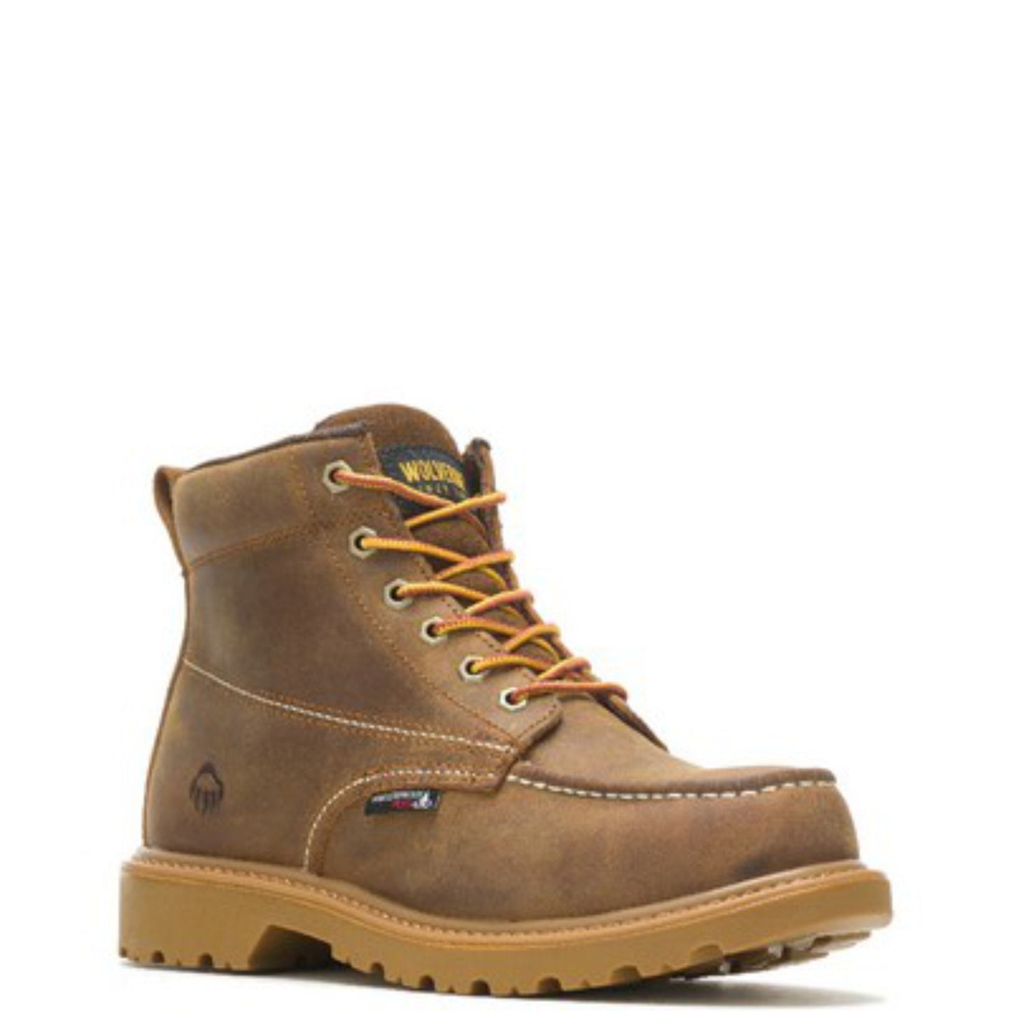 WRM - Wolverine Men's Floorhand Moc-Toe Waterproof 6" Steel-Toe Boots